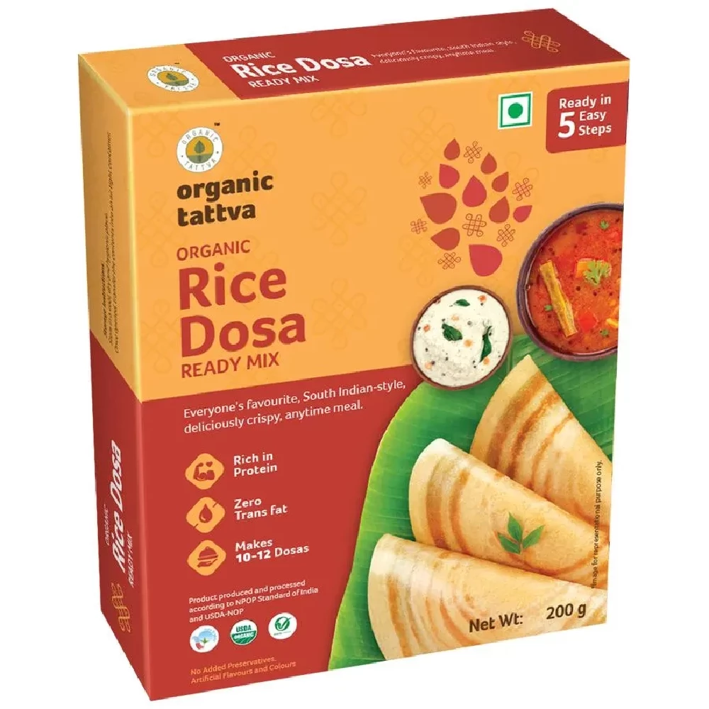 Organic Tattva Organic Rice Dosa Ready Mix, 200 g-6.webp